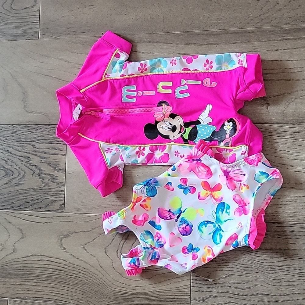 New swimsuit size 0-3 and 3-6 Months baby nwt